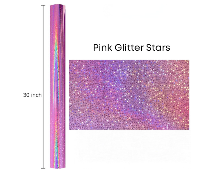 Pink Glitter Wrapping Paper